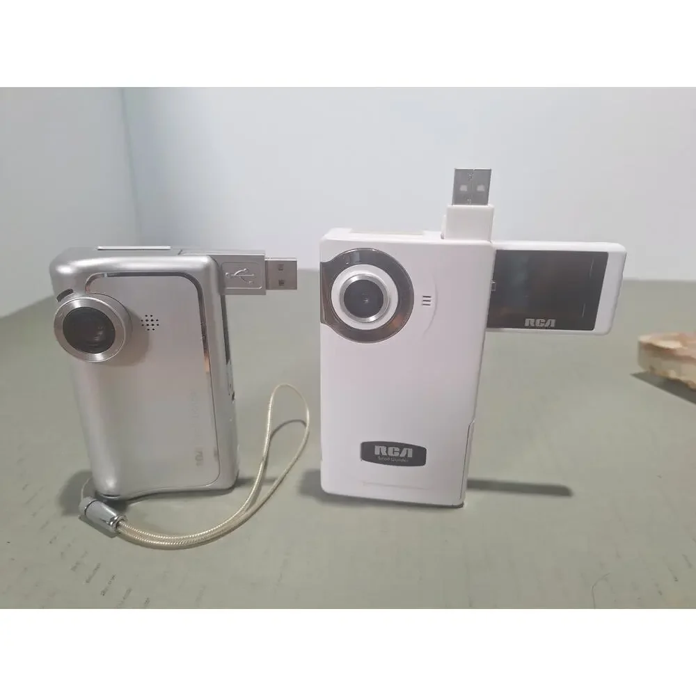 RCA Small Wonder Camcorder Lot of 2 Parts Repair Not Working- Clean